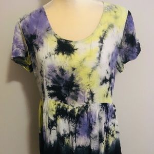Evil Twin Tie Dye Babydoll tunic top size M